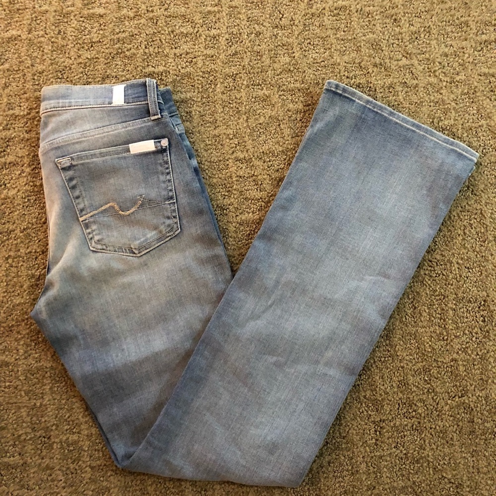 7 for all mankind Boot Cut short Jeans